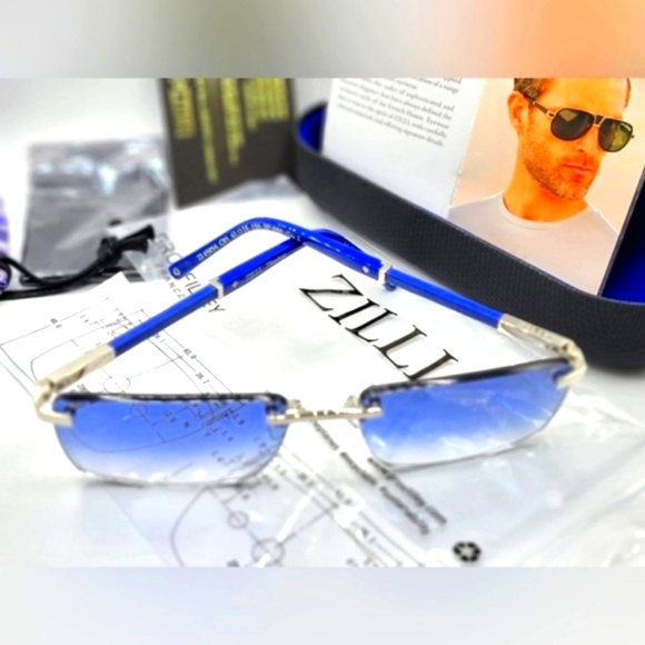 👑Zilli ZL65054 C05, Polarized N930‼️Size 61–18-150‼️On sides Saphire’s France 🇫🇷 - Picture 15 of 16